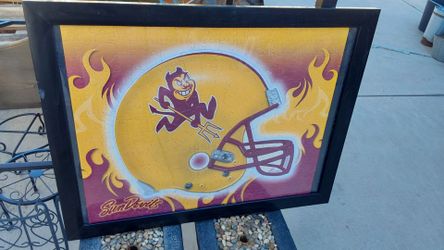 Framed ASU Sun Devils Football Picture Puzzle - $10
