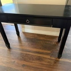 Living Spaces black Desk