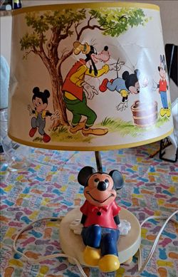 Mickey Mouse Lamp $40 OBO