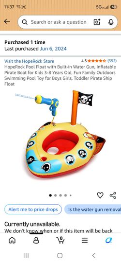 Two Pool Float Pirate Ship
