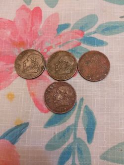 MONEDAS DE UN PESO TRES DEL 71 Y UNA DEL 72 