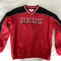 Vintage Cincinnati Reds Pullover Jacket Genuine Merchandise by G-III and Carl Banks Size L