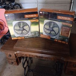 2 Portable Fans