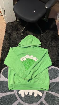 Green OG sp5der hoodie size L