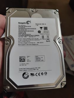 Seagate barracuda 1tb hard drive
