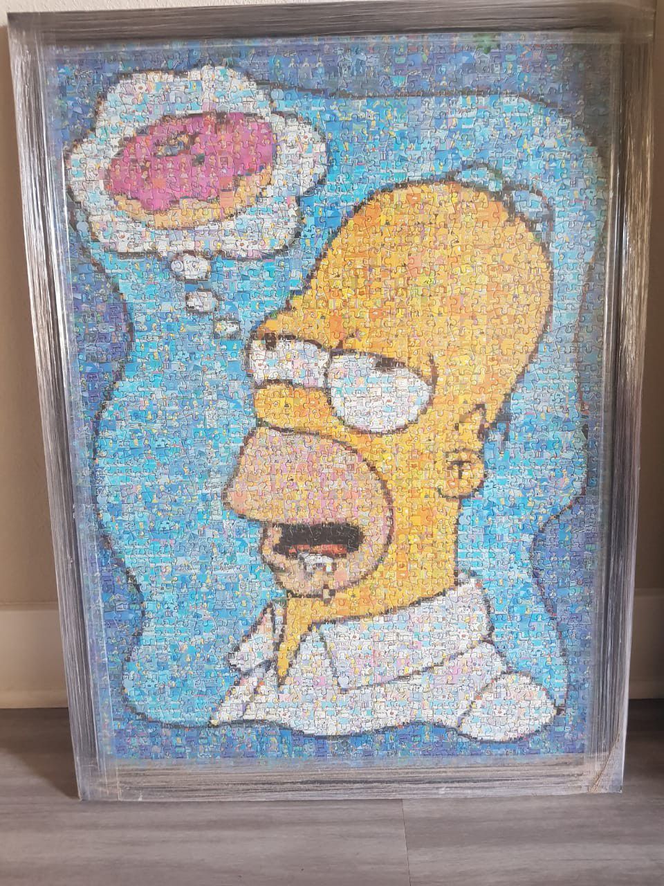 Homer Simpson Puzzle Portrait