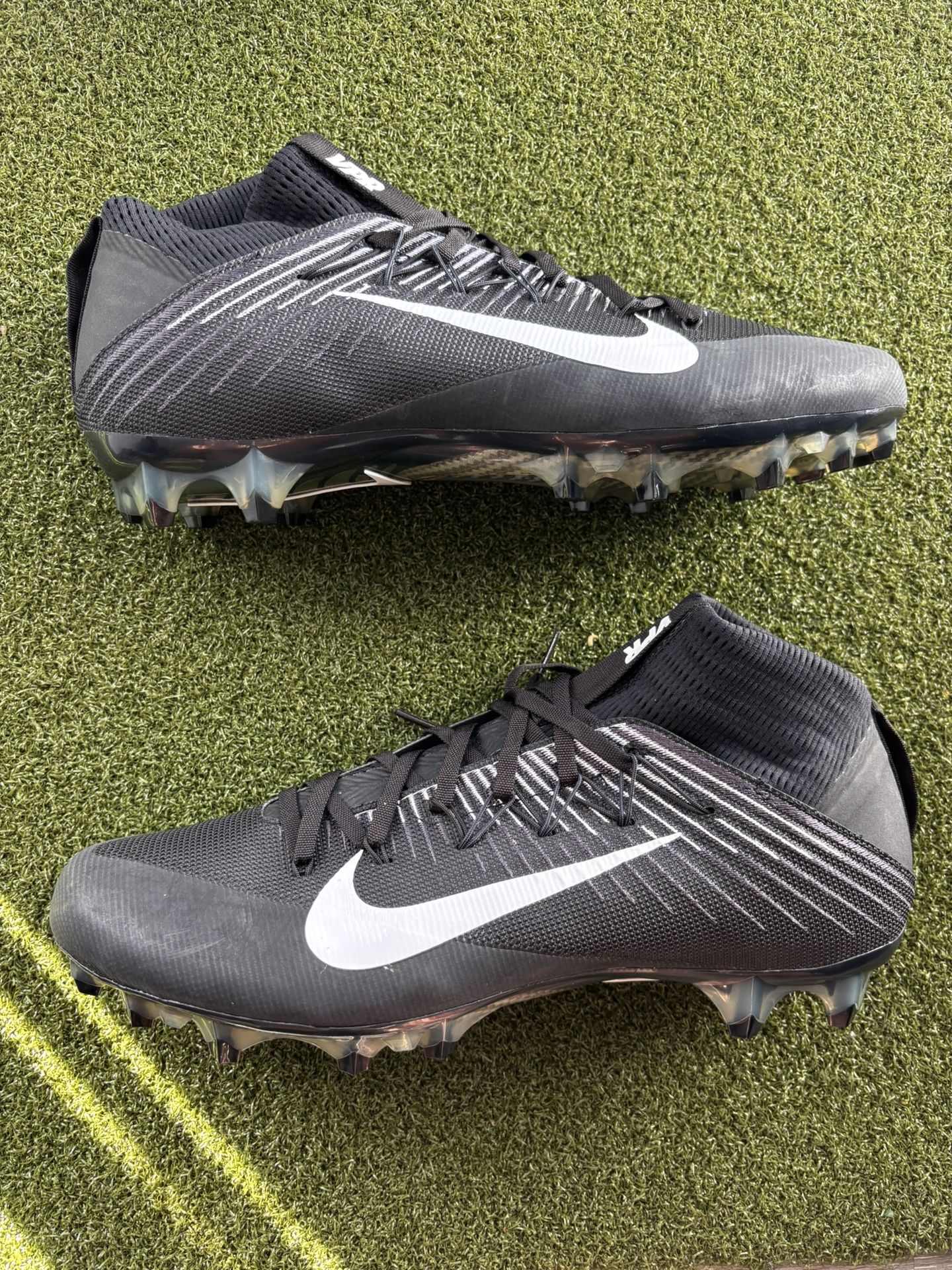 Nike Vapor Untouchable 2 CF “Black White” Football Cleats Size 12.5