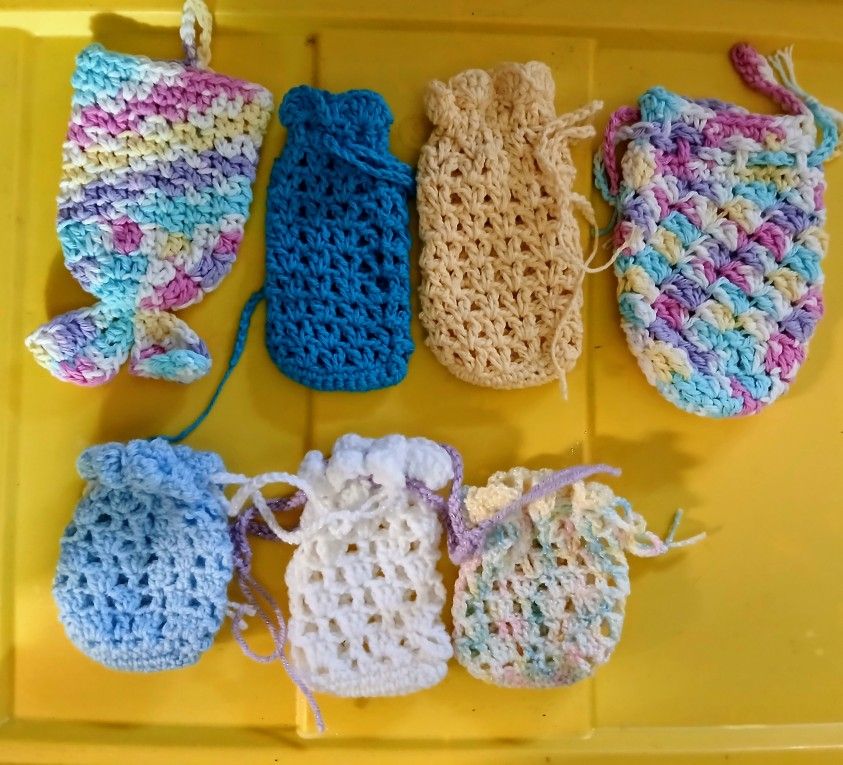 Handmade Crochet Soap Cozys