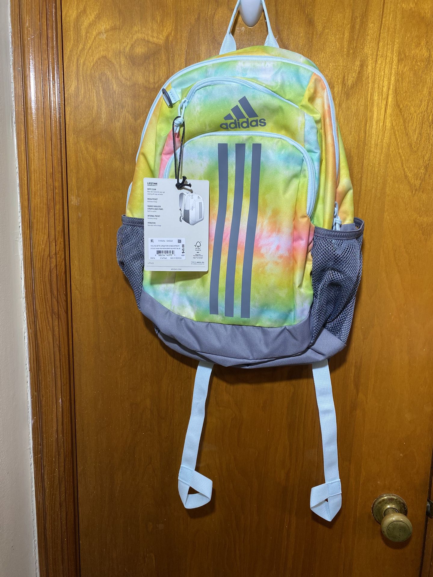 NWT Adidas young bts creator 2 backpack