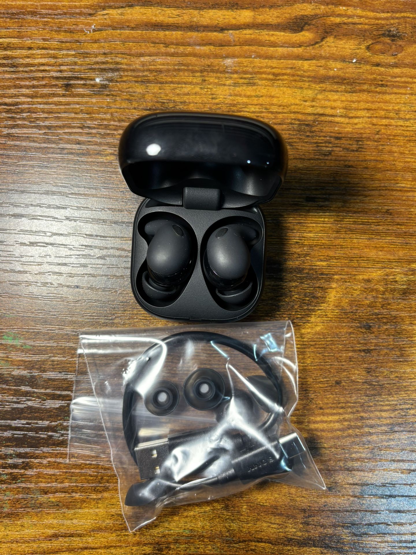 Sony LinkBuds Fit Truly Wireless Noise Canceling Earbud Headphones, Small & Light with Newly Developed Air Fitting Supporters, Black