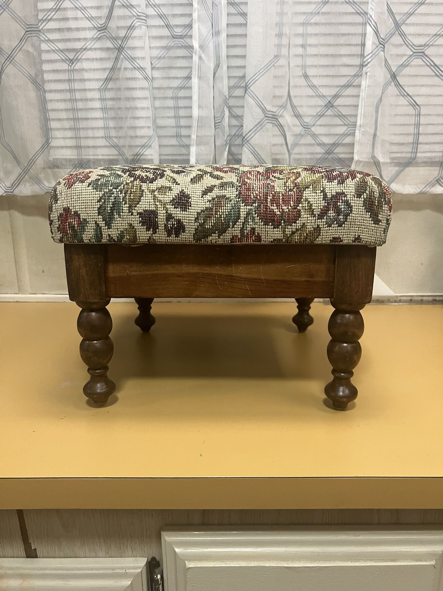 Vintage Flower Stool