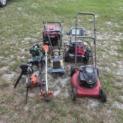 Parts Or Repair-Lawn Mower, Pressure Washer, Generator, Weed Eater, Blower, Cultivator, And Chainsaw