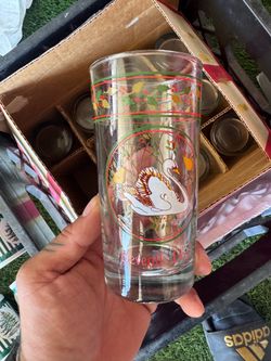 Twelve Days of Christmas "Seventh Day" Glass Tumbler