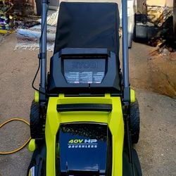 RYOBI 40V CORDLESS BRUSHLESS 20" SELF PROPELLED MOWER 
