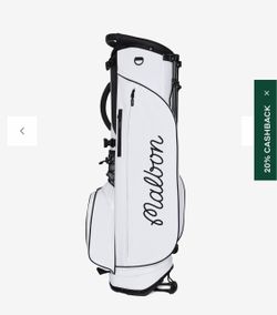 Malbon Golf Stand Bag White