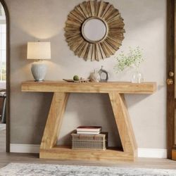 55 Inch Farmhouse Console Table