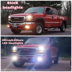 H3 LED Fogs  Bulbs 6000K Xenon White, Extremely Bright 3030 Chips H3 LED Bulbs with Projector for Car Fog Lights, Daytime Running Lights DRL 