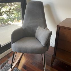 Mid Century Modern Inspired Rocking Chair