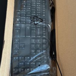 Keyboard - Wired, USB with Mouse - NIB