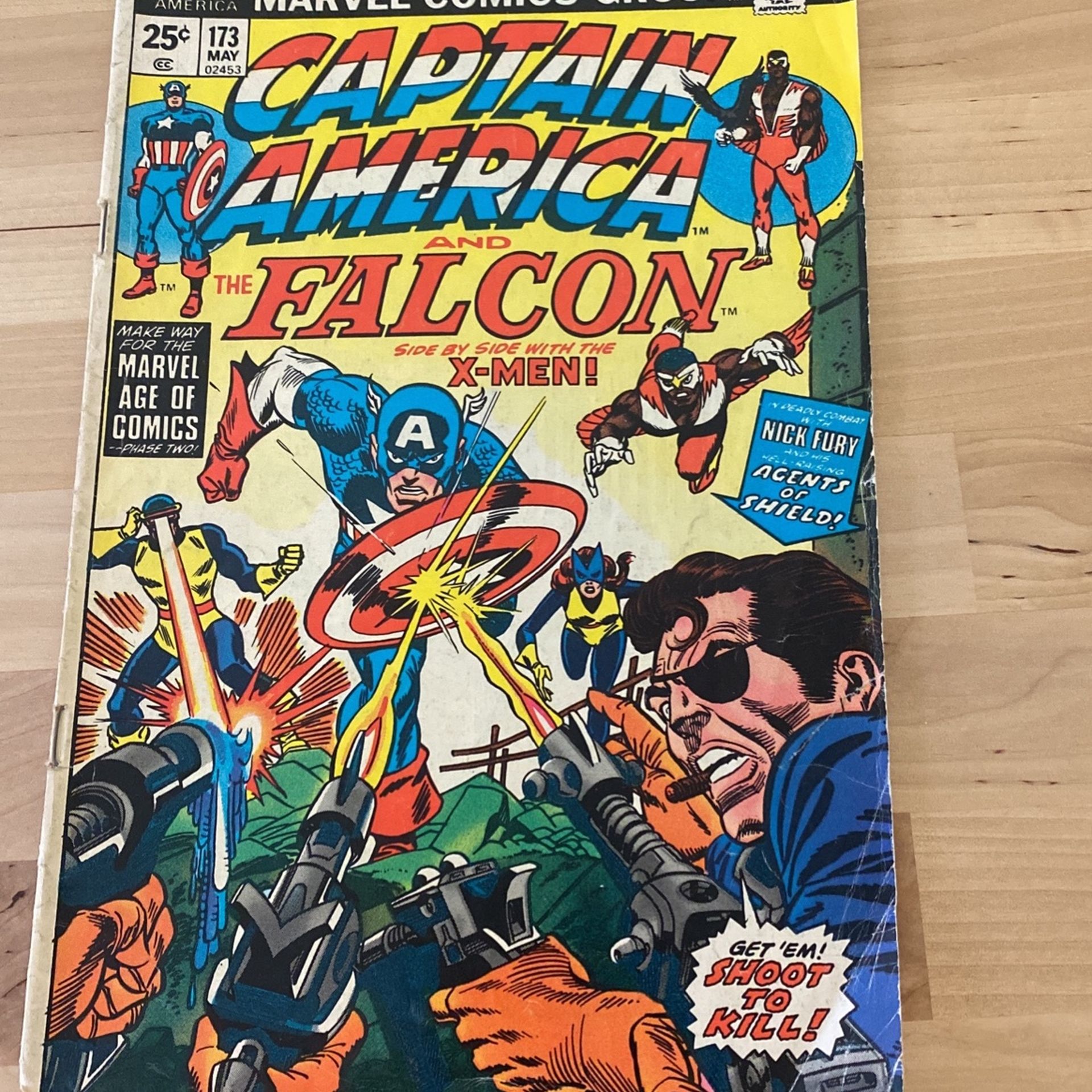 Marvel Comic Book Captain America #173