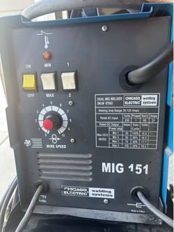 220 MiG Welder w/ cart and supplies - $100