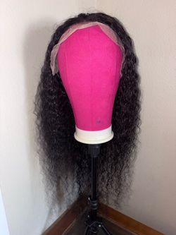 32 Inch Deep Wave Lace Front Wigs Human Hair 13x6 HD Lace Front Wigs Human Hair Pre Plcked Curly Human Hair Wig for Women 200% Density Water Wave Lace