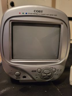 Coby CTV-555 portable Crt Tv FM/AM radio
