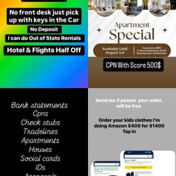 Need A New Apt Bad Credit Etc.
