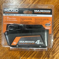 Ridgid battery