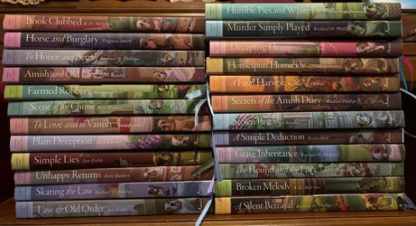 Amish Inn Mysteries set of 24 hardback books
