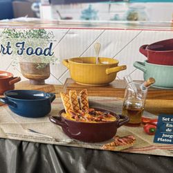 Over and Back Comfort Food 6-Piece Bowl Set