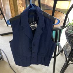 Navy Blue Men's Vest