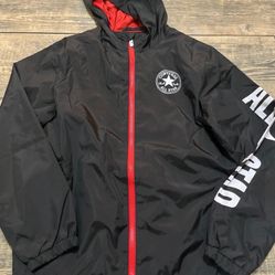Converse boys windbreaker jacket size large 12/13 yrs