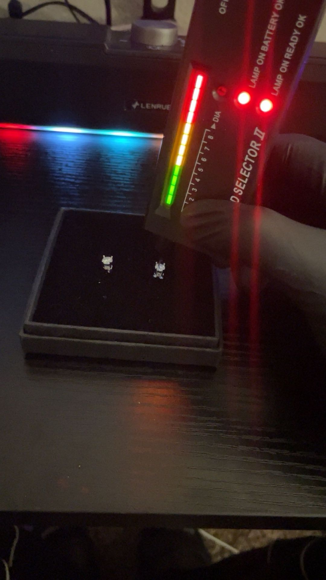 VVS1 Stud Earrings Moissanite 0.5 Carat