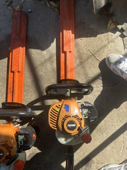 Two Echo Hedge Trimmers 24 Inch Blades 