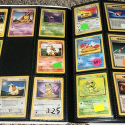 Vintage Pokemon cards (non holos)