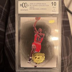 Michael Jordan Legacy Collection #76 Graded