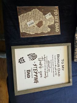 Dad signs