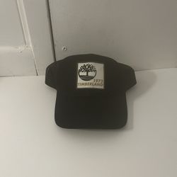 Timberland 1973 Trucker Hat, Black Adjustable Cap. Mesh, Logo. OSFM