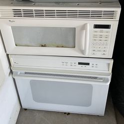 Oven and  microwave 