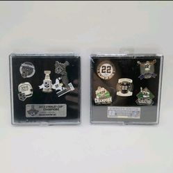 Dallas Cowboys (Emmitt Smith) And LA King Vintage Pin Sets