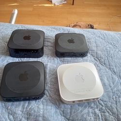 Bundle 4 Apple TV Box No Remote Work Perfect 