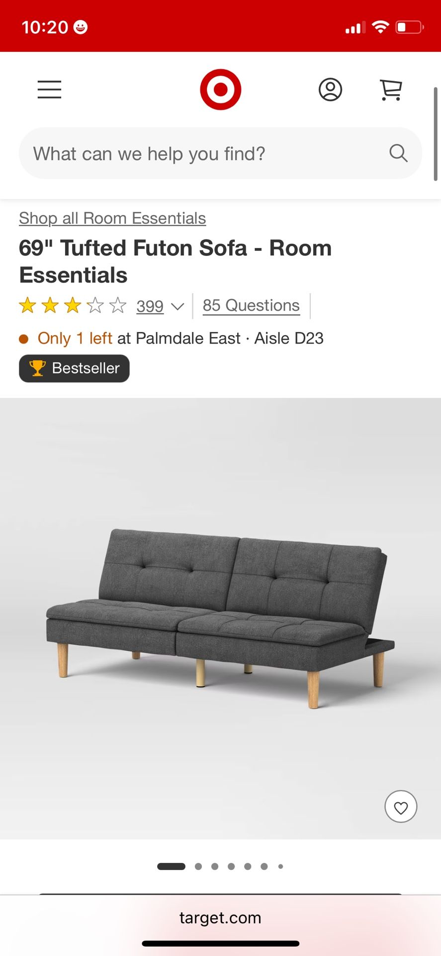 couch bed sofa from target grey