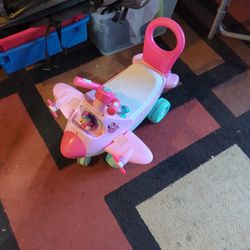 Mini Mouse Airplane Sit On Scooter