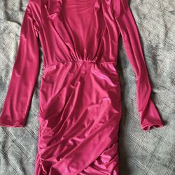 Pink Metallic Dress