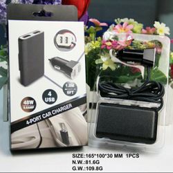 New 9.6 Amp 4 Port Car Charger No Low Offers Please Firm On Price