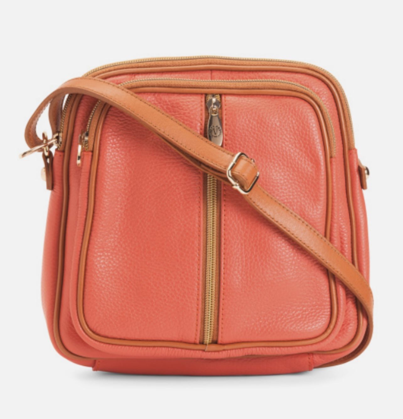 VALENTINA Genuine Leather Crossbody Purse