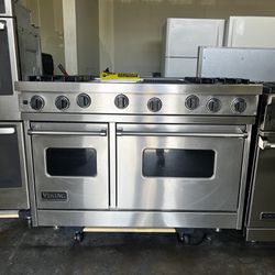 Viking 48”WIDE All Gas Range Stove In Stainless Steel 