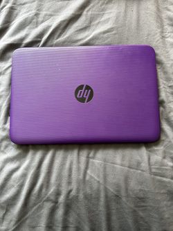 Small Purple HP Laptop