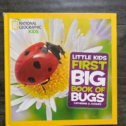 National Geographic Kids First Big Book Bugs Hardback Book $10